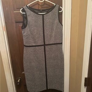 Women’s Size 12 Kasper Elegant Gray Sleeveless Dress